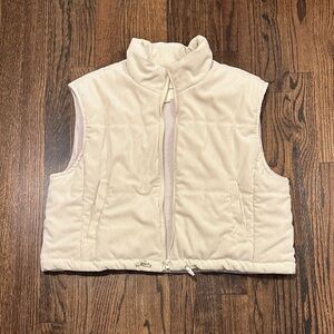 Thread & Supply Off-White Quilted Vest